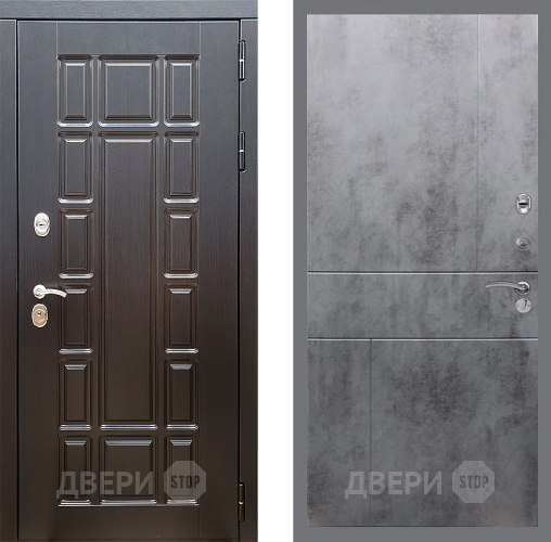 Дверь Стоп НЬЮ ЙОРК ФЛ-290 Бетон темный в Клине