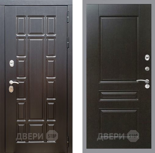 Входная металлическая Дверь Стоп НЬЮ ЙОРК ФЛ-243 Венге в Клине