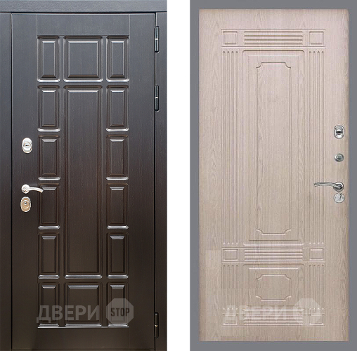 Входная металлическая Дверь Стоп НЬЮ ЙОРК ФЛ-2 Беленый дуб в Клине