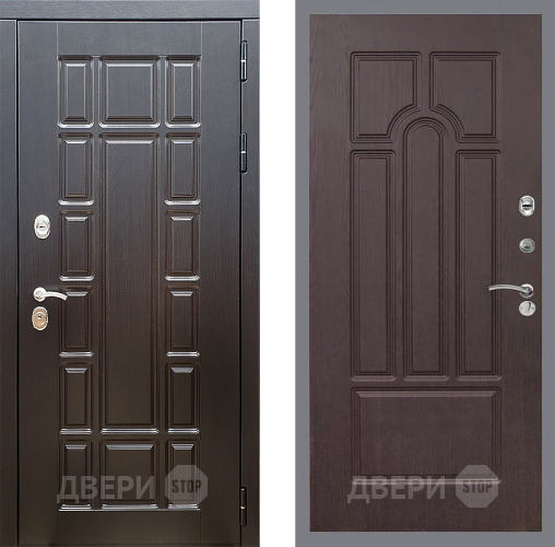 Входная металлическая Дверь Стоп НЬЮ ЙОРК ФЛ-58 Венге в Клине
