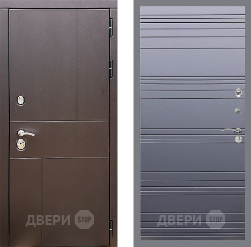 Дверь Стоп УРБАН Лайн Силк титан в Клине