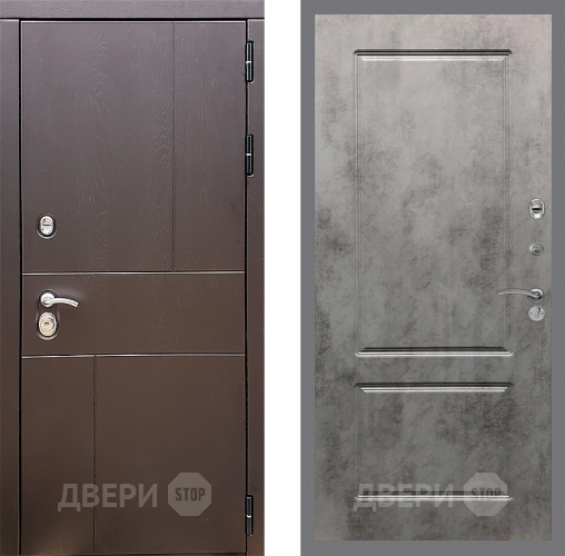 Дверь Стоп УРБАН ФЛ-117 Бетон темный в Клине