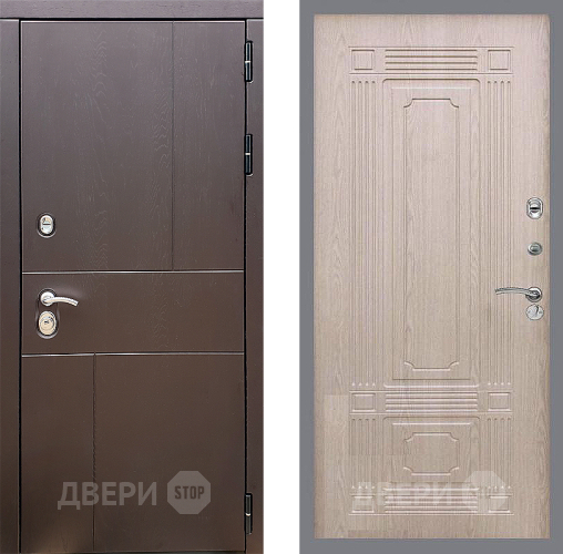 Дверь Стоп УРБАН ФЛ-2 Беленый дуб в Клине