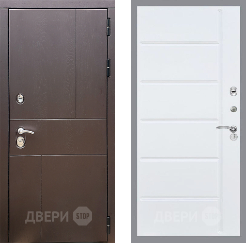 Дверь Стоп УРБАН ФЛ-102 Белый ясень в Клине