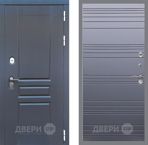 Дверь Стоп ПЛАТИНУМ Лайн Силк титан в Клине