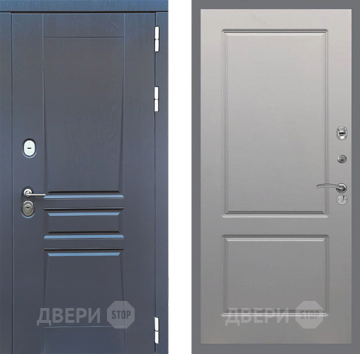 Входная металлическая Дверь Стоп ПЛАТИНУМ ФЛ-117 Грей софт в Клине
