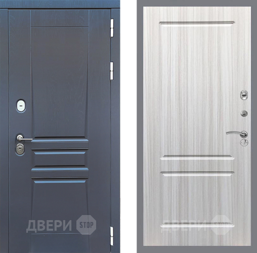 Входная металлическая Дверь Стоп ПЛАТИНУМ ФЛ-117 Сандал белый в Клине