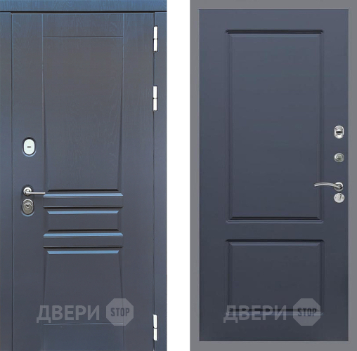 Входная металлическая Дверь Стоп ПЛАТИНУМ ФЛ-117 Силк титан в Клине