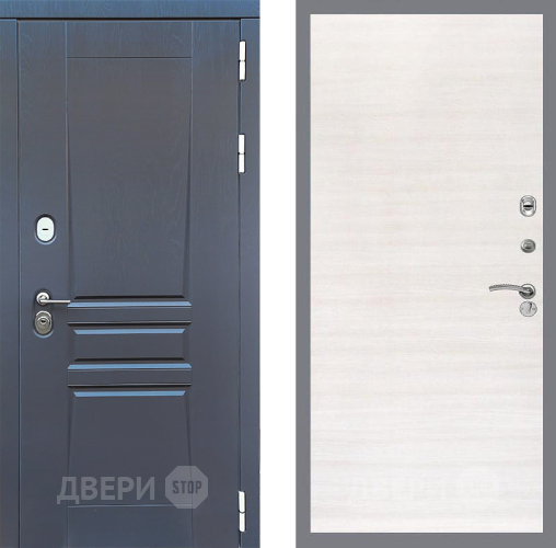 Входная металлическая Дверь Стоп ПЛАТИНУМ Гладкая Акация светлая в Клине