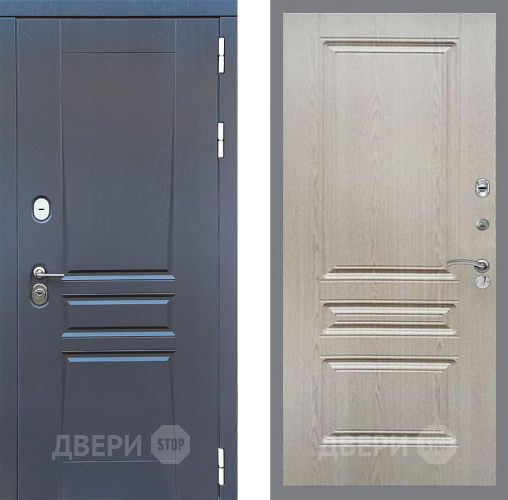 Входная металлическая Дверь Стоп ПЛАТИНУМ ФЛ-243 Беленый дуб в Клине