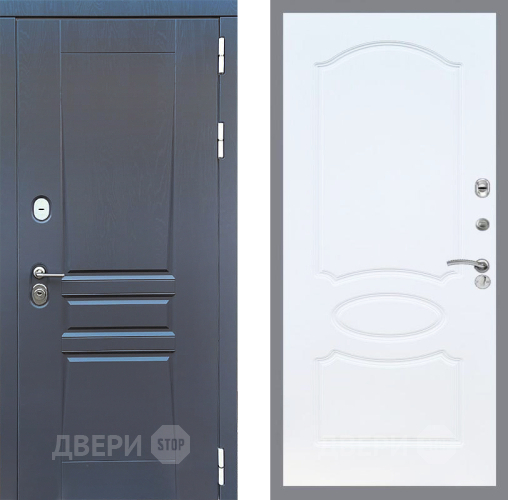 Дверь Стоп ПЛАТИНУМ ФЛ-128 Белый ясень в Клине