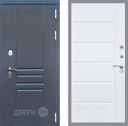 Входная металлическая Дверь Стоп ПЛАТИНУМ ФЛ-102 Белый ясень в Клине
