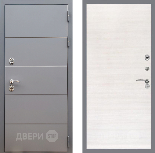Дверь Стоп АРТ ГРАФИТ Гладкая Акация светлая в Клине