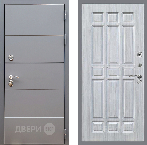 Дверь Стоп АРТ ГРАФИТ ФЛ-33 Сандал белый в Клине