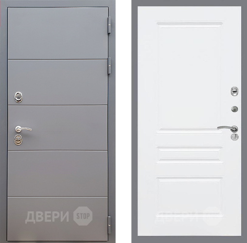 Дверь Стоп АРТ ГРАФИТ ФЛ-243 Силк Сноу в Клине