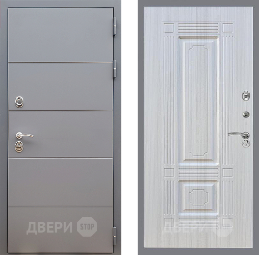 Дверь Стоп АРТ ГРАФИТ ФЛ-2 Сандал белый в Клине