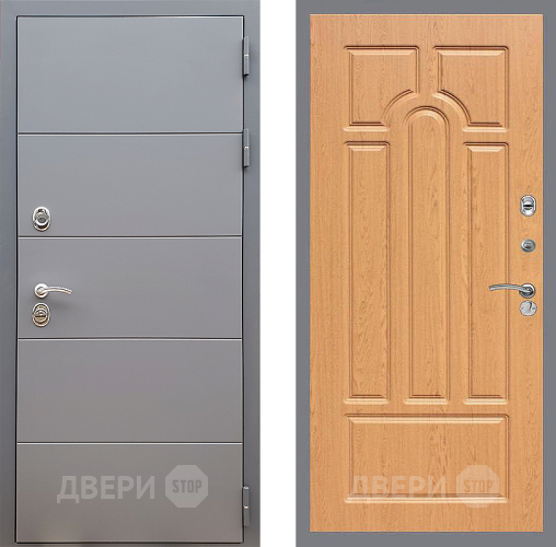 Дверь Стоп АРТ ГРАФИТ ФЛ-58 Дуб в Клине