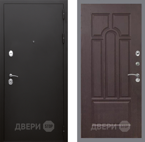 Входная металлическая Дверь Стоп КЛАССИК Шагрень ФЛ-58 Венге в Клине