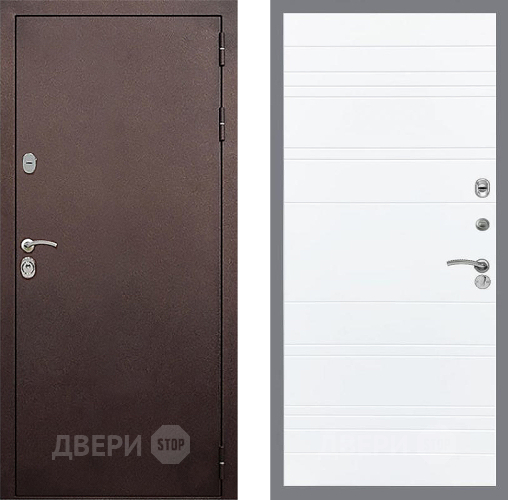 Дверь Стоп КЛАССИК Медь Лайн Силк Сноу в Клине