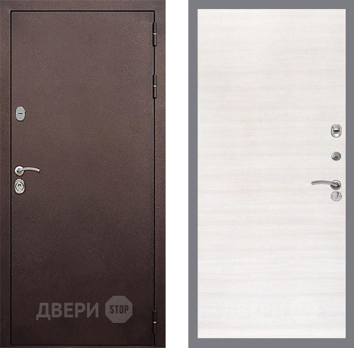 Дверь Стоп КЛАССИК Медь Гладкая Акация светлая в Клине
