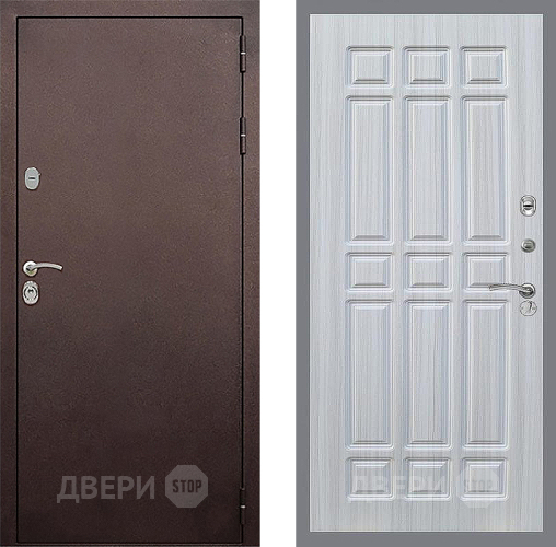Дверь Стоп КЛАССИК Медь ФЛ-33 Сандал белый в Клине