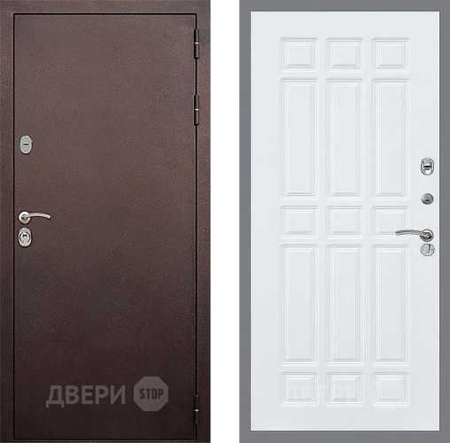 Входная металлическая Дверь Стоп КЛАССИК Медь ФЛ-33 Силк Сноу в Клине