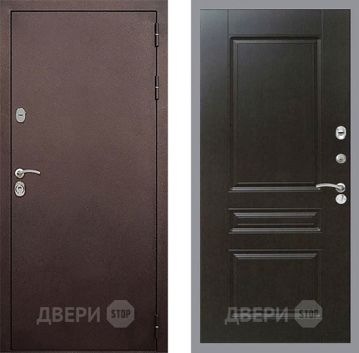 Дверь Стоп КЛАССИК Медь ФЛ-243 Венге в Клине