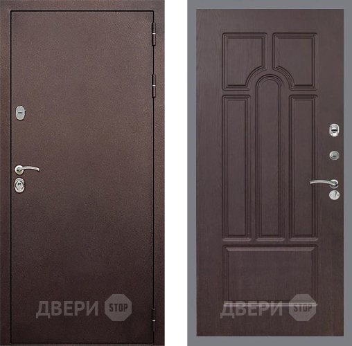 Дверь Стоп КЛАССИК Медь ФЛ-58 Венге в Клине