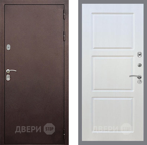 Дверь Стоп КЛАССИК Медь ФЛ-3 Лиственница беж в Клине