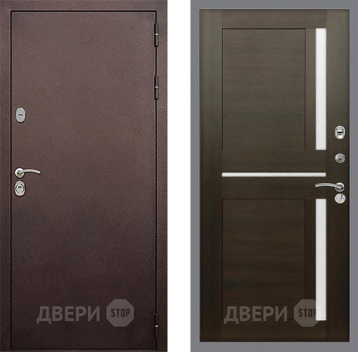 Дверь Стоп КЛАССИК Медь СБ-18 Венге в Клине