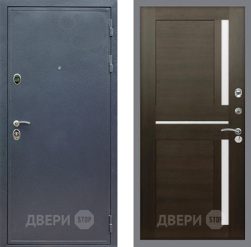 Входная металлическая Дверь Стоп СИЛЬВЕР СБ-18 Венге в Клине