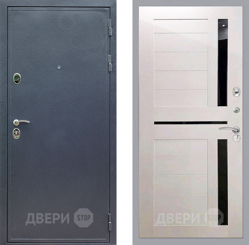 Входная металлическая Дверь Стоп СИЛЬВЕР СБ-18 Лиственница беж в Клине