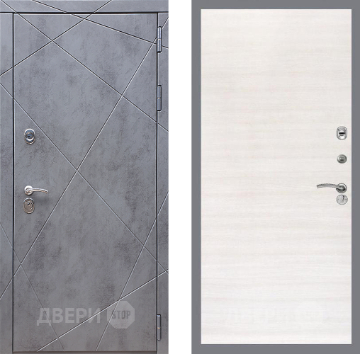 Дверь Стоп Лучи Гладкая Акация светлая в Клине