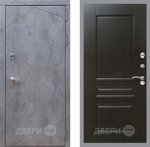 Входная металлическая Дверь Стоп Лучи ФЛ-243 Венге в Клине