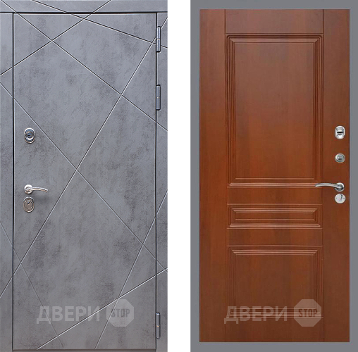 Дверь Стоп Лучи ФЛ-243 Итальянский орех в Клине