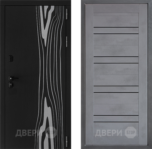 Дверь Дверной континент ДК-12 ФЛ-49 Бетон серый в Клине