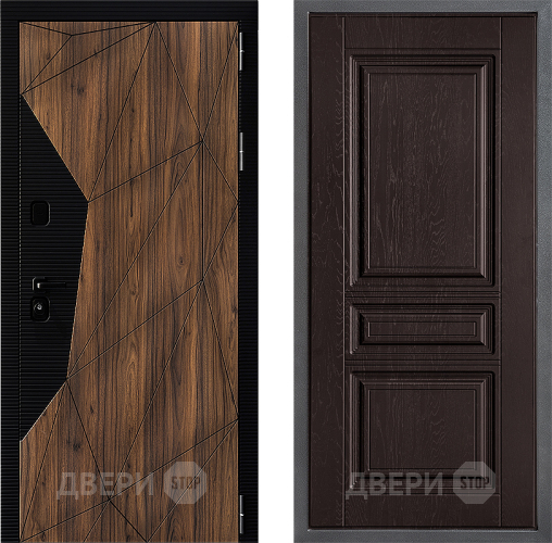 Дверь Дверной континент ДК-11 ФЛ-243 Дуб шоколадный в Клине