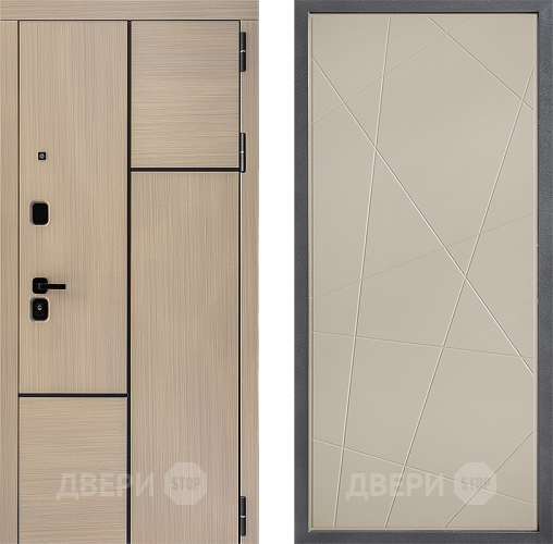 Входная металлическая Дверь Дверной континент ДК-14 ФЛ-655 Капучино в Клине