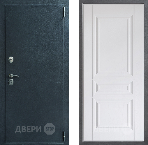 Входная металлическая Дверь Дверной континент ДК-70 Дизайн ФЛ-243 Альберо Браш серебро в Клине