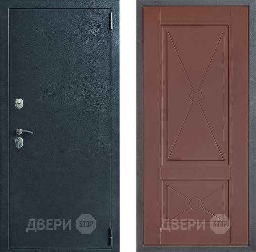 Входная металлическая Дверь Дверной континент ДК-70 Дизайн ФЛ-617 Ясень шоколадный в Клине