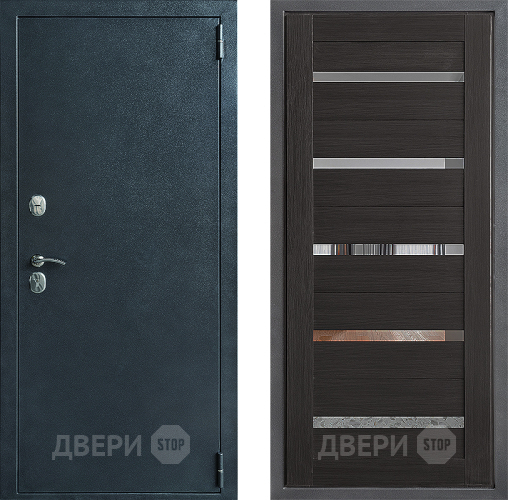 Входная металлическая Дверь Дверной континент ДК-70 Дизайн ФЛ-47 Венге в Клине