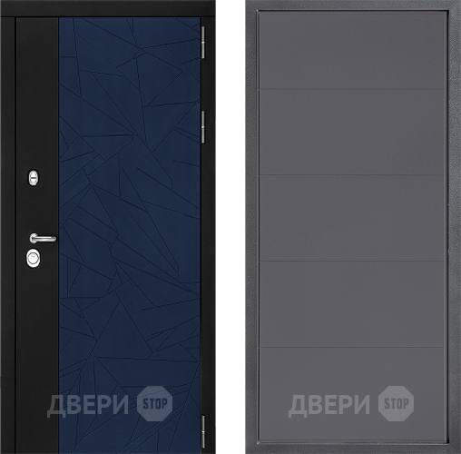 Входная металлическая Дверь Дверной континент ДК-9 ФЛ-649 Графит софт в Клине