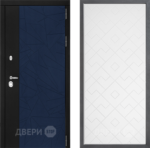 Входная металлическая Дверь Дверной континент ДК-9 ФЛ-Тиффани Белый софт в Клине