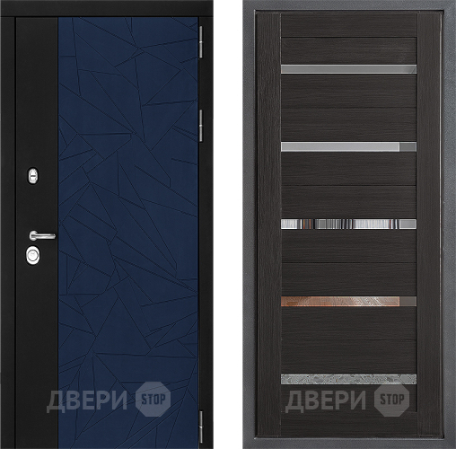 Входная металлическая Дверь Дверной континент ДК-9 ФЛ-47 Венге в Клине
