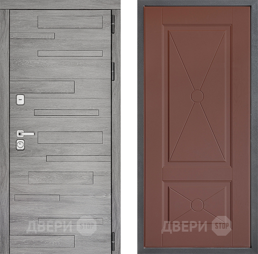 Дверь Дверной континент ДК-10 ФЛ-617 Ясень шоколадный в Клине