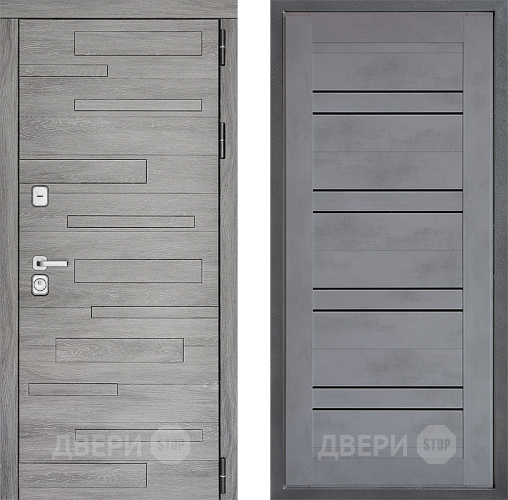 Дверь Дверной континент ДК-10 ФЛ-49 Бетон серый в Клине