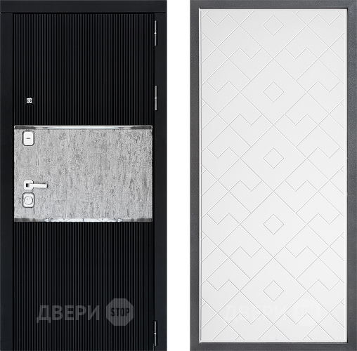 Дверь Дверной континент ДК-13 ФЛ-Тиффани Белый софт в Клине