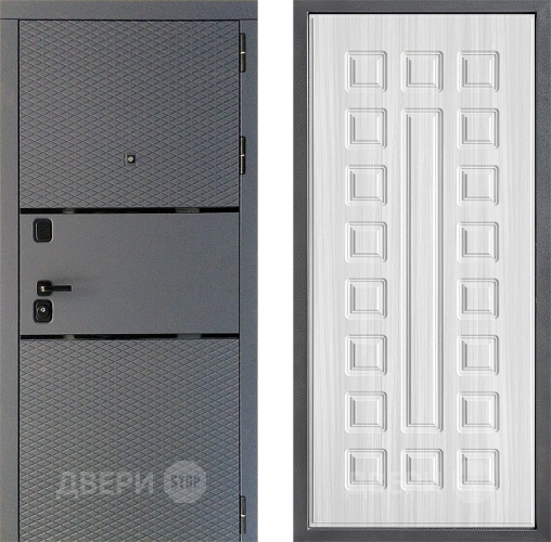Входная металлическая Дверь Дверной континент Диамант Дизайн ФЛ-183 Сандал белый в Клине