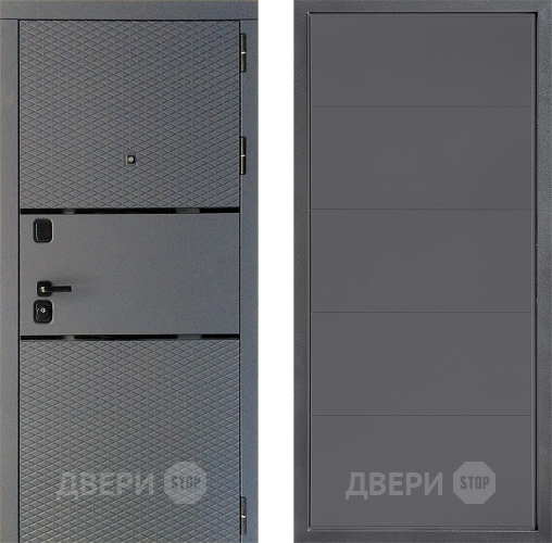 Дверь Дверной континент Диамант Дизайн ФЛ-649 Графит софт в Клине