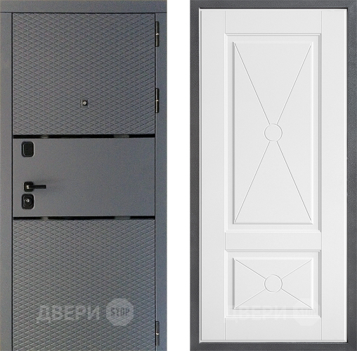 Входная металлическая Дверь Дверной континент Диамант Дизайн ФЛ-617 Софт милк в Клине